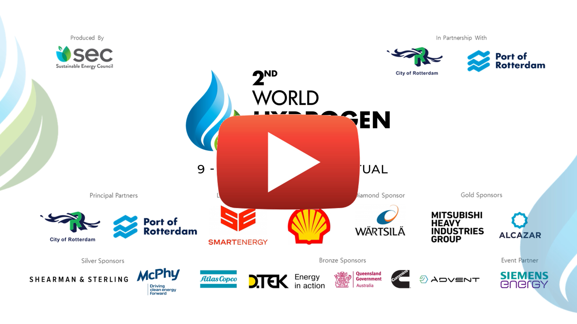 Video Join us at the 2nd World Hydrogen Summit, 9 11 March 2021